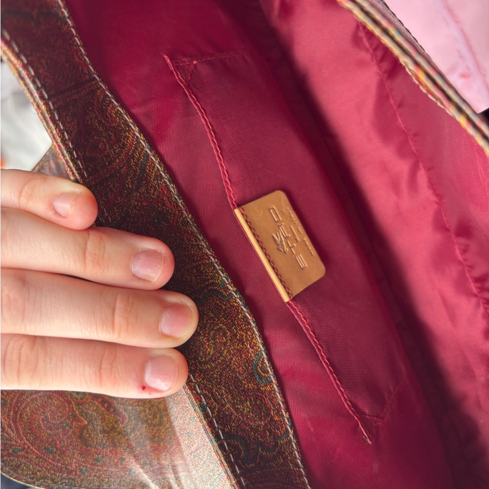 Etro Multicolor Paisley Shoulder Bag - Picture 7 of 8